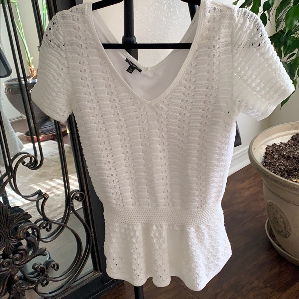 Talbots New Without Tags Fully Lined White Sweater